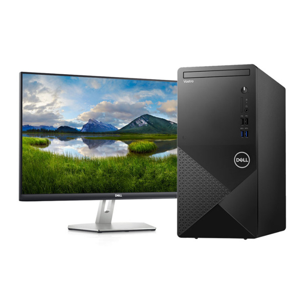 Десктоп - (Vostro Desktop 3910,  12th Gen Intel(R) Core(TM) i3-12100, 8GB, DDR4, 2666MHz, 3.5" 1TB  7200RPM SATA Hard Drive, DVD Drive